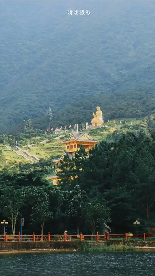 旅游进行时#广东海丰莲花山景色