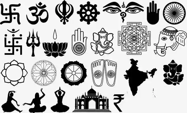 印度矢量符号免抠素材免费下载_觅元素51yuansu.com