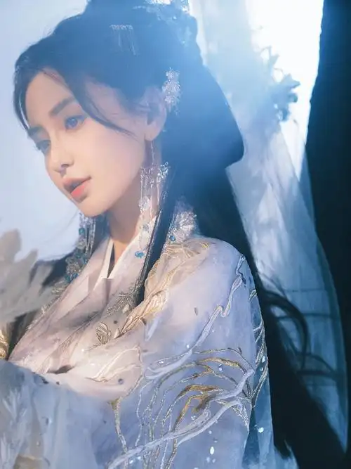 angelababy古装清冷感##angelababy月下浅酌