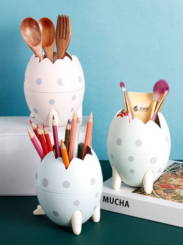 桌面创意时尚可爱笔筒韩国学生小清新创意办公笔筒