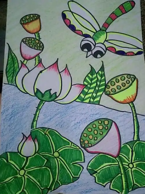 段老师作品(儿童画范画)