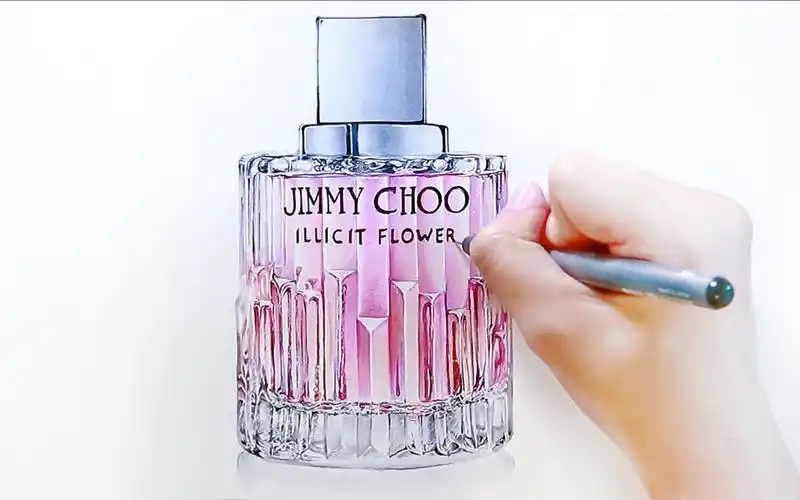 【至尚君】教你画个晶莹剔透的香水瓶ヾ(●゜▽゜●)79up的第一个