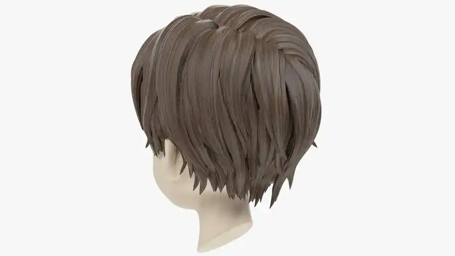 程式化的头发v13d模型