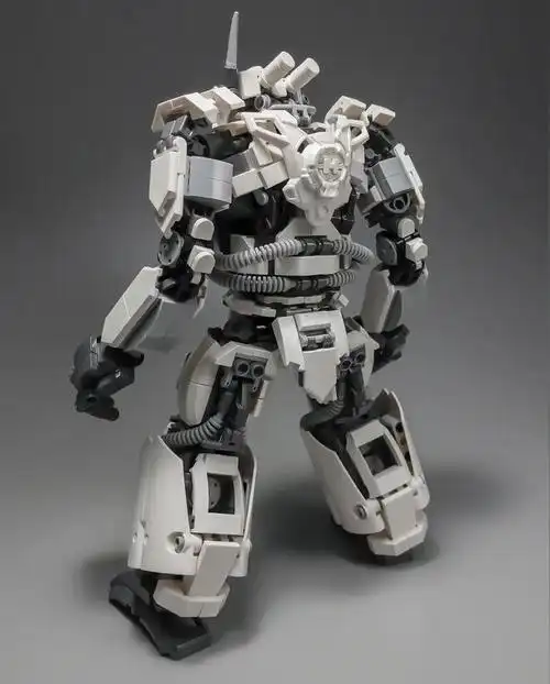 "原创机器人robot mk-18"与中世纪建筑纹理【moc新作&精选】|乐高|leg