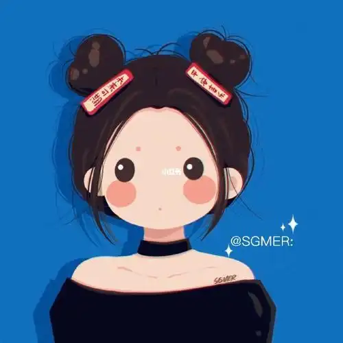 卡通头像丸子头95939572