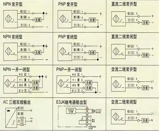 光电开关接线原理图