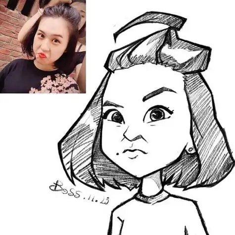 夸张漫画人物肖像画 夸张漫画人物肖像画教程