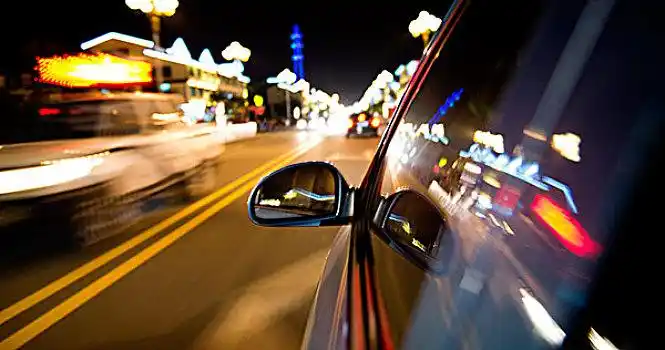 夜晚,开车,窗户,速度,汽车,动感,亮光