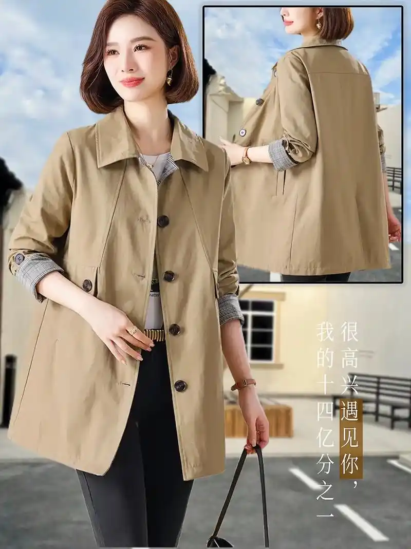 春秋宽松外套,休闲时尚78.