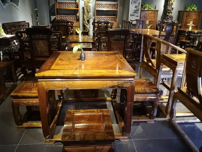 高端的金丝楠家具欣赏