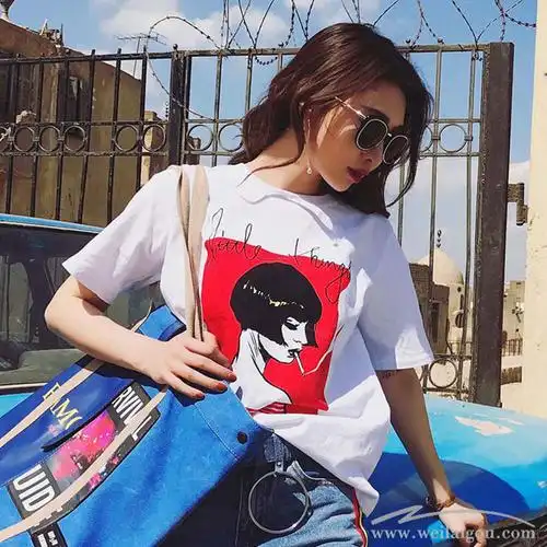 玛品服饰摩登女郎头像时尚潮女个性上衣