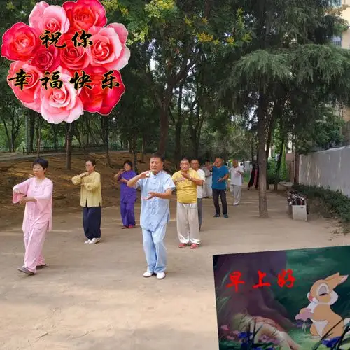 拳友们早上好,天天晨练身体好,吴式太极拳训练基地