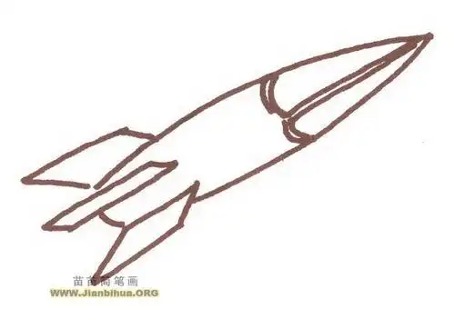 导弹简笔画导弹简笔画图片大全