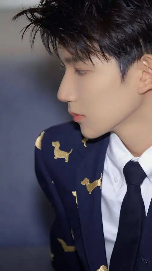 王源神级侧颜绝杀图,是比好看还特别的存在呀