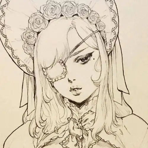 让宅男无法抗拒的线描少女,光是看.就已经热血沸腾!精致!