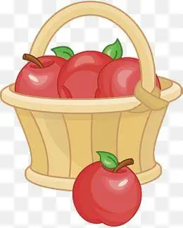 如何简笔画静物苹果篮子