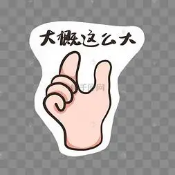 大概这么大手势卡