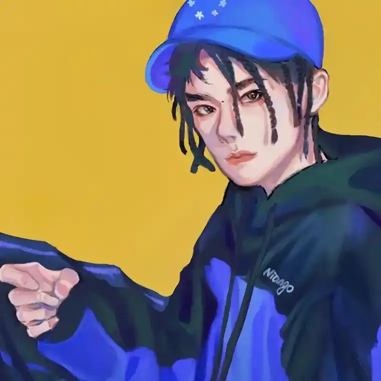 易烊千玺动漫头像 - 抖音