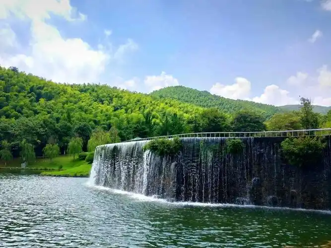 号称华东第一竹海的宜兴竹海,站在地跨江苏,安徽,浙江的苏南第一峰