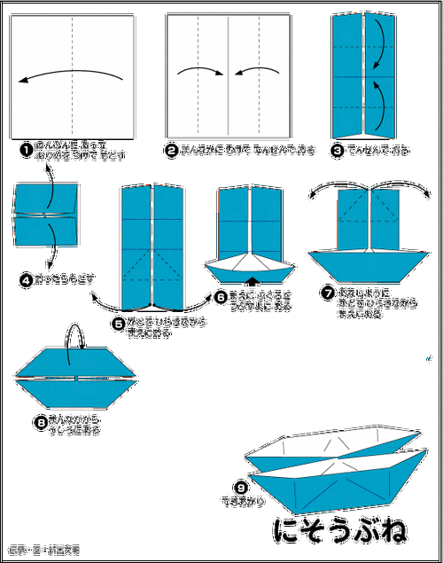 各种折纸方法图解(经典)