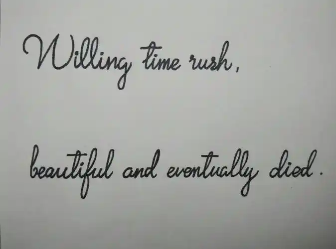 " 花体 英文 手写 文字 原创 来自:鬼七 关注微博:十月桃-r