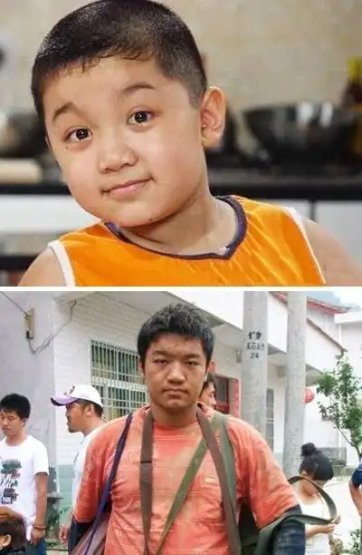 "小雨"扮演者尤浩然今昔对比照.