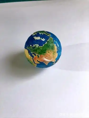 手把手教你彩绘星球～3d地球彩绘教程