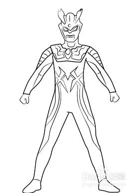 黑暗赛罗怎么画