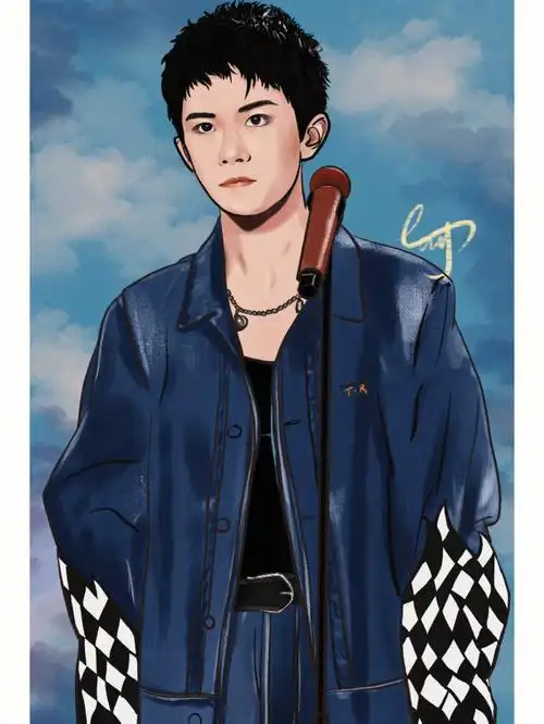 procreate#procreate  #手绘头像  #procreate绘画  #易烊千玺  #手绘