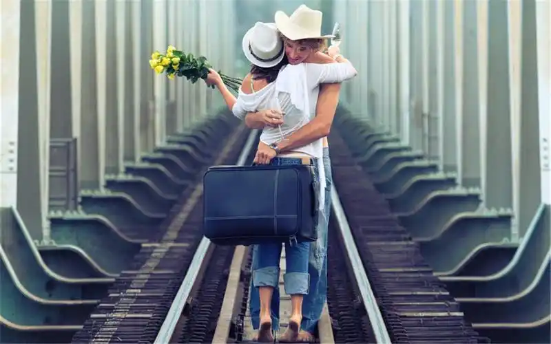 欧美情侣唯美浪漫高清电脑桌面壁纸