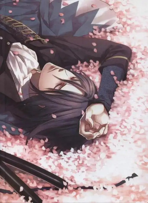 藏着一句说不出的话 窗外吹着无语的牵挂 轻轻吹动我头发——雨樱花