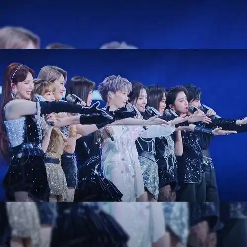 个人比较喜欢的几张the9团体照