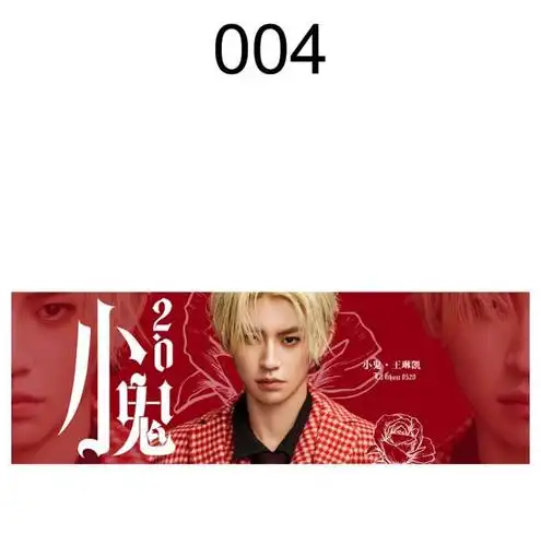 偶像练习生nine percent 小鬼/王琳凯应援手幅 萌粉打call手幅