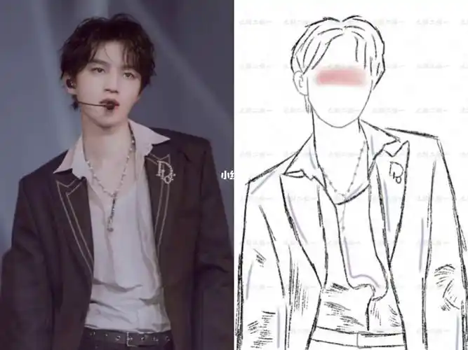 王俊凯karry线稿