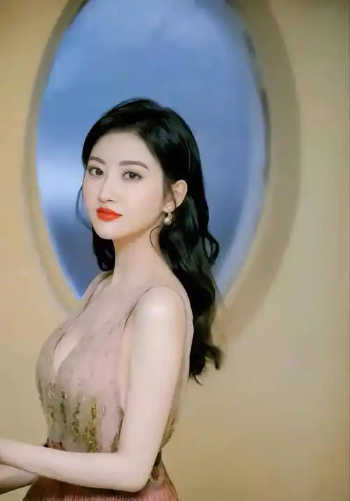 景甜～大美女_皮肤_长相_下颌