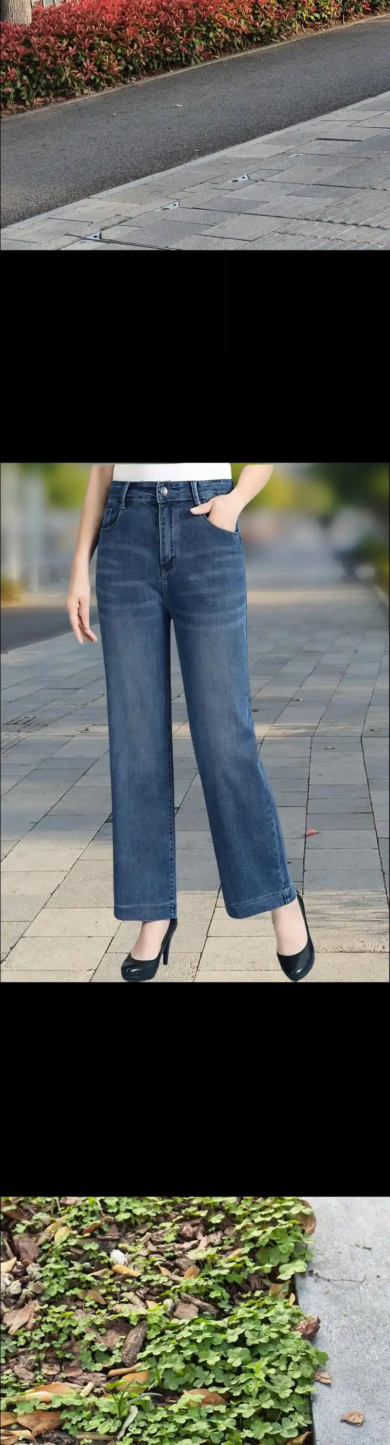 妈妈百搭牛仔裤