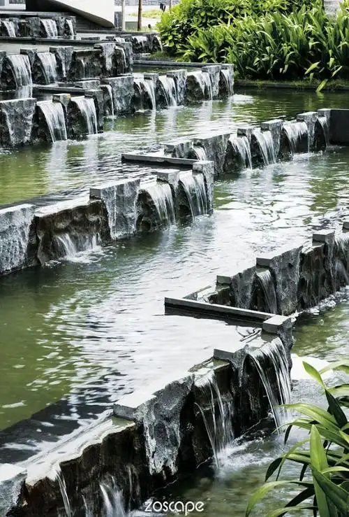 水景设计水景意向图zoscape景观水景跌水景观