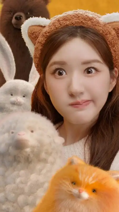 赵露思被绒化了##蕉内绒绒家居服