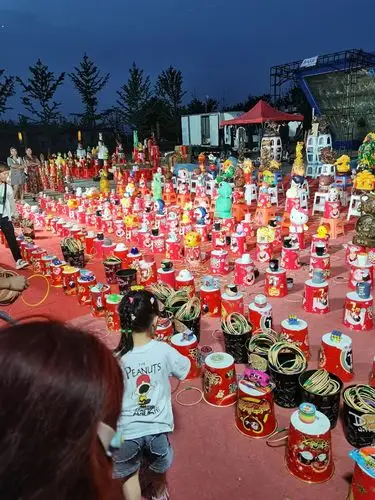 各种大型套圈现场