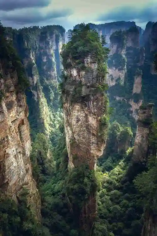 张家界杨家界的峰墙奇观,你去过几个? - 旅荐网