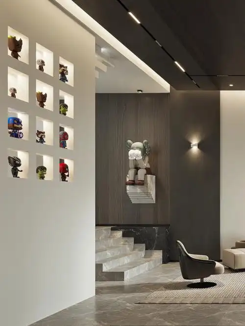 合肥与趣同行手办屏风墙多元电竞室