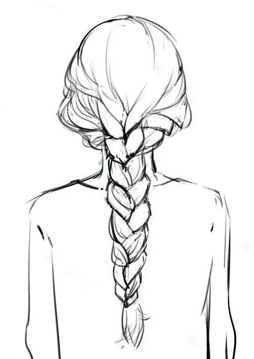 「图文教程」麻花辫怎么画?