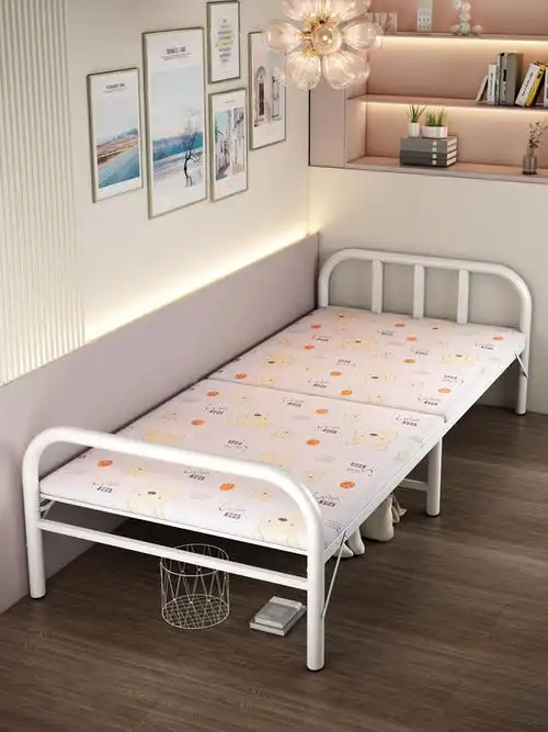 输液床诊所单人床病人看护折叠床铁床加固加厚结实耐用出租屋简易