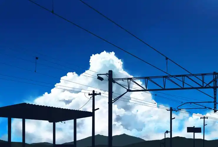 id=51189180 pixiv p站 二次元 动漫 插画 唯美 壁纸 锁屏 青空 蓝天