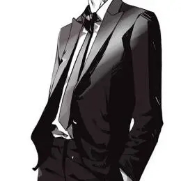 西装,帅,黑白,男,动漫