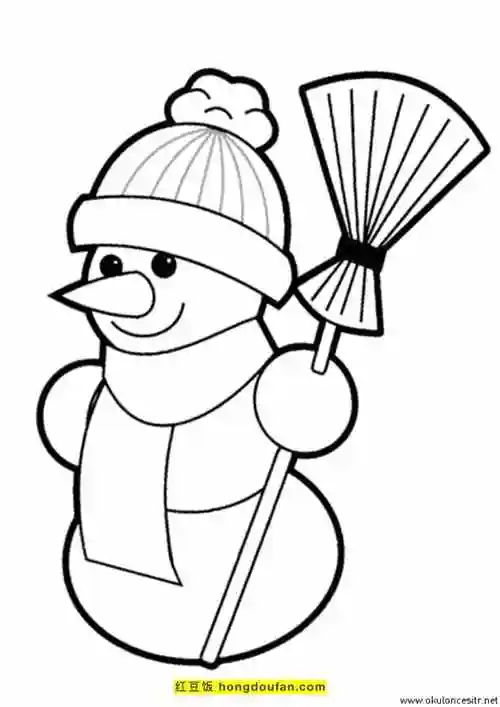 红豆饭小学生简笔画大全