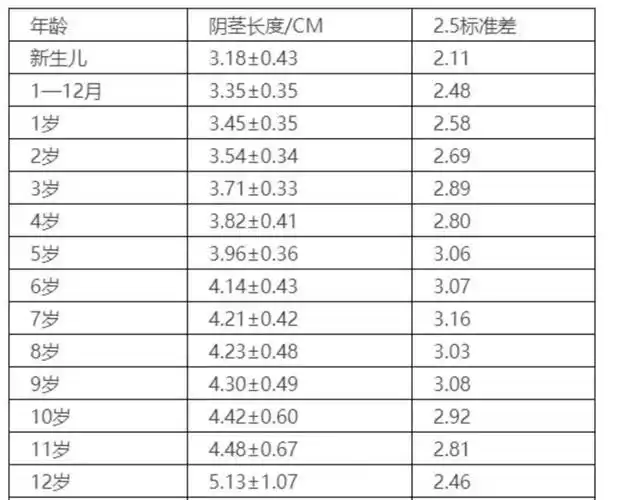 男宝妈注意啦男童小弟弟尺寸国际标准来了你家达标了吗