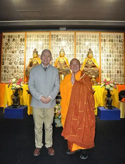 坦博艺苑践行宗教中国化,白十源再捐佛教圣物助力宁山寺_佛学频道