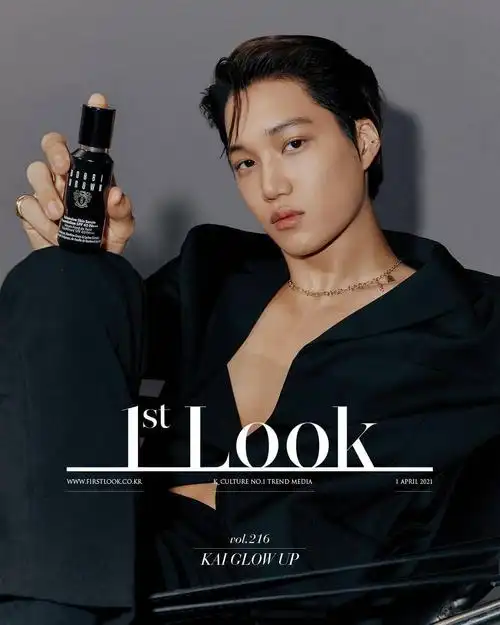 金钟仁《1stlook》封面大片再公开,金开就是性感本体!_白衬