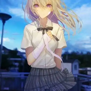 动漫高清女孩头像二次元之路高清小萝莉驾到